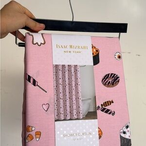 Isaac Mizrahi Pink Candy Shower Curtain
